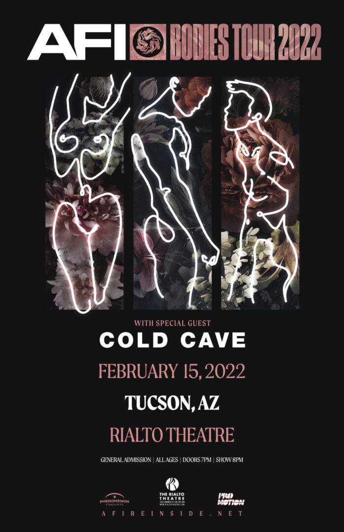 AFI Bodies Tour 2022 poster