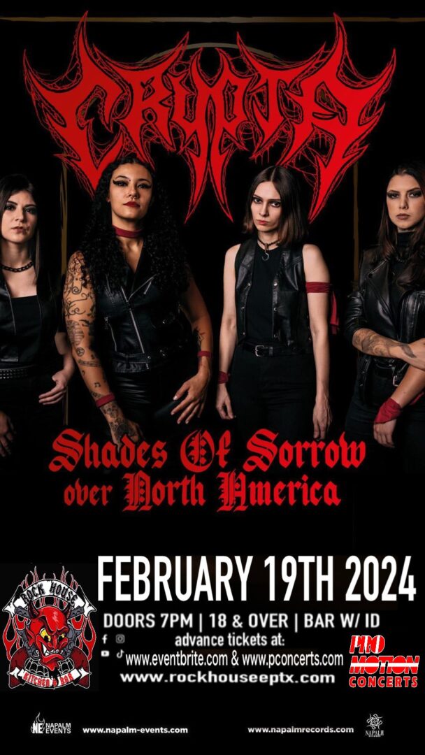 A poster of a performance on February 19th 2024