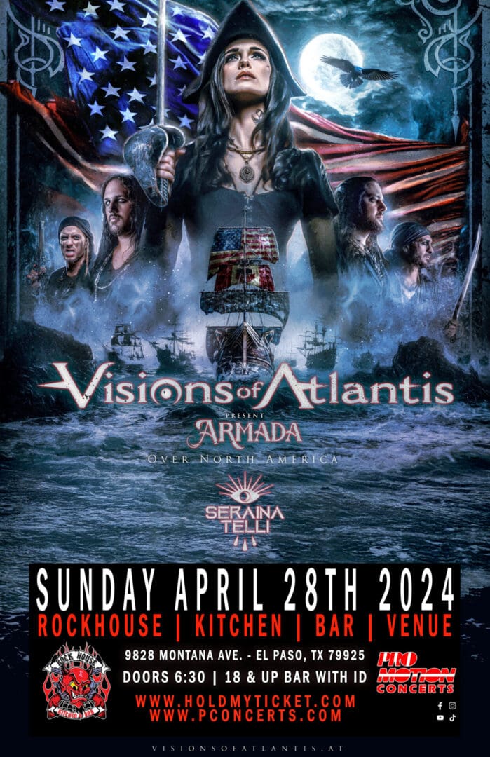 Vision of Atlantis concert poster.