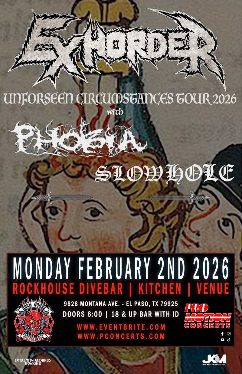 Exhorder "Unforseen Circumtances Tour 2026"