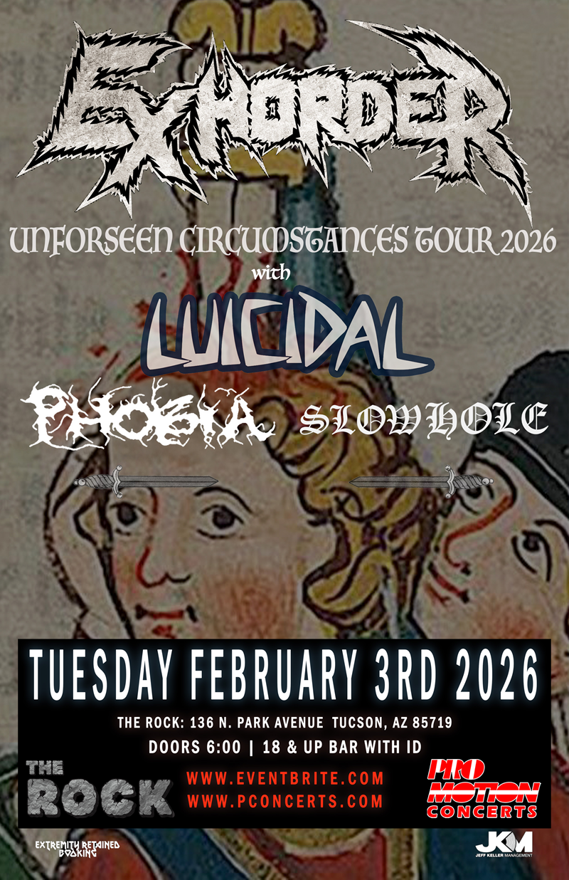 Exhorder"Unforseen Circumstanes Tour 2026"